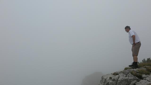 Der Nebel kann uns die Orientierung nehmen.