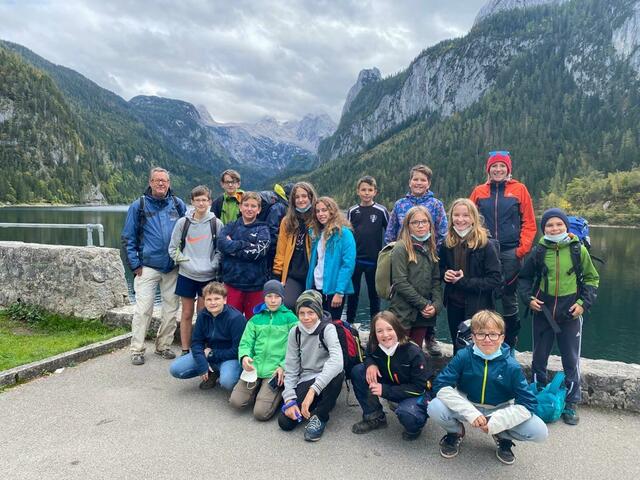 Die Ischler Schüler waren in Gosau unterwegs.