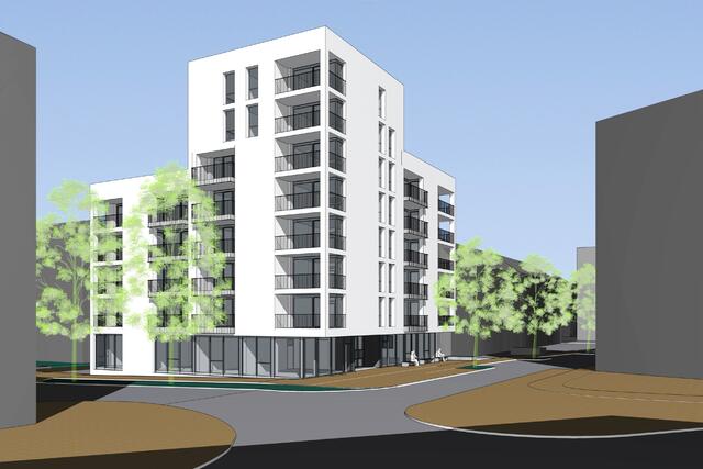 Eine Vereinbarung zur Wohnungsvergabe im Eichhofblock, Baustufe 2 wird abgeschlossen. | Foto: IIG/brenner kritzinger architekten  