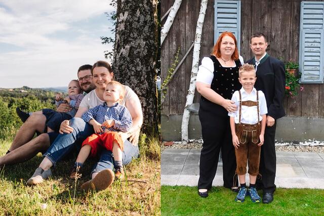 Die Biohof-Koch-Familie Birgit (Bild links) und die Milchhof-Koch-Familie sind Teil der AMA-Genussregion.  | Foto: Katja Koller/Koch