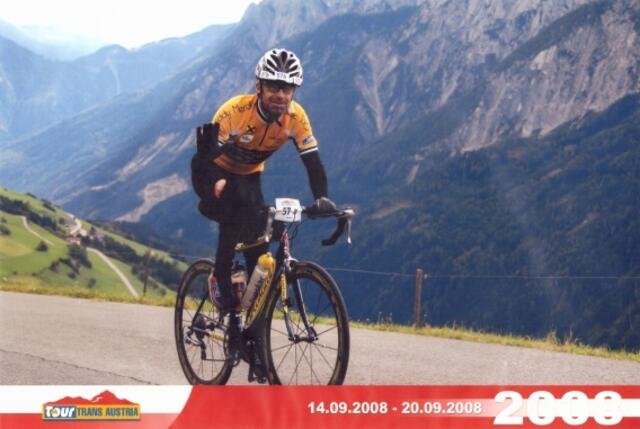Hans-Jörg Hager beim Transaustria Radrennen im Jahr 2008 | Foto: Verein