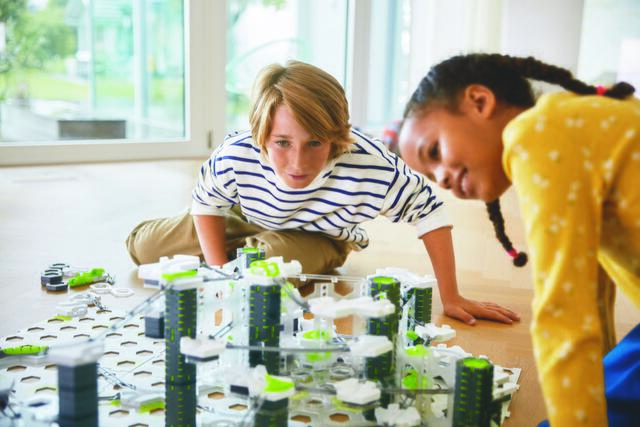 GraviTrax von Ravensburger animiert zum Bauen in die Höhe. | Foto: Ravensburger