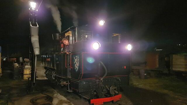 Abendimpressionen mit der Dampflok U8 in Birkfeld