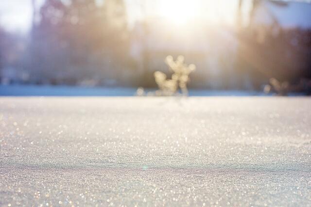 Der erste Schnee, ein ganz besonderer Anblick.