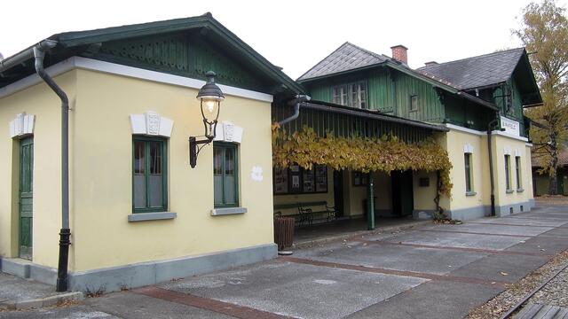 Der idyllische Bahnhof Birkfeld