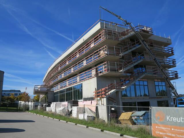 Das Parkhotel in Hagenberg im Bau.  | Foto: Tourismusverband Mühlviertler Alm Freistadt