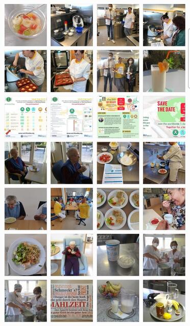 World Nutrition Day Collage aus allen Seniorenpensionen des Hilfswerks Burgenland. | Foto: Hilfswerk Burgenland 
