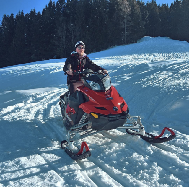 Skidoo-Fahren auf der Hoisnradalm.
