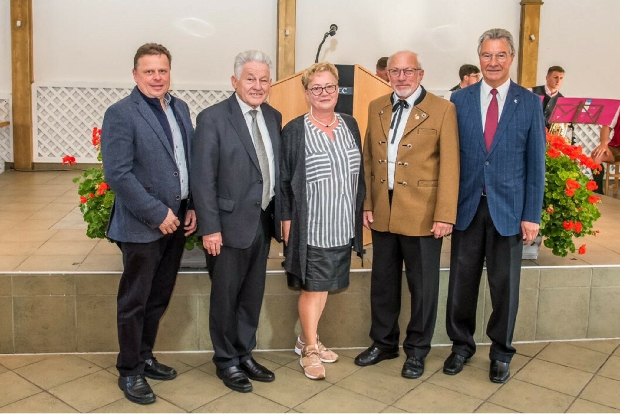 Ehrengäste beim Jubiläum 60 Jahre Seniorenbund Schildorn Ried