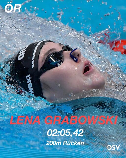 Mit ihrem neuen Österreich-Rekord ist Grabowski auch eine Medaillen-Hoffnung in Kasan. | Foto: Österreichischer Schwimmverband