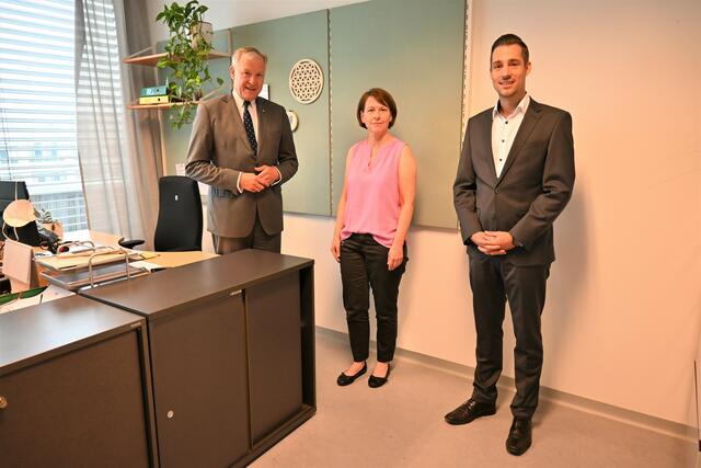 Landesrat Martin Eichtinger, Projektleiterin Karin Hebenstreit und MAG-Geschäftsführer Martin Etlinger | Foto: MAG