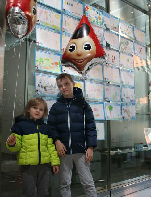 Dieses junge Duo posiert gekonnt für das Foto | Foto: Sparkasse Bludenz/Larissa Heiseler