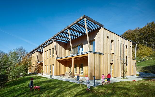 Der Kindergarten Pötzleinsdorf wurde 2018 fertiggestellt. | Foto: Schluder Architekten ZT GmbH