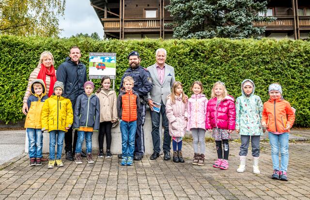 Aktion „Sicherer Schulweg" auch von der Polizei begrüßt. | Foto: Ronny Katsch