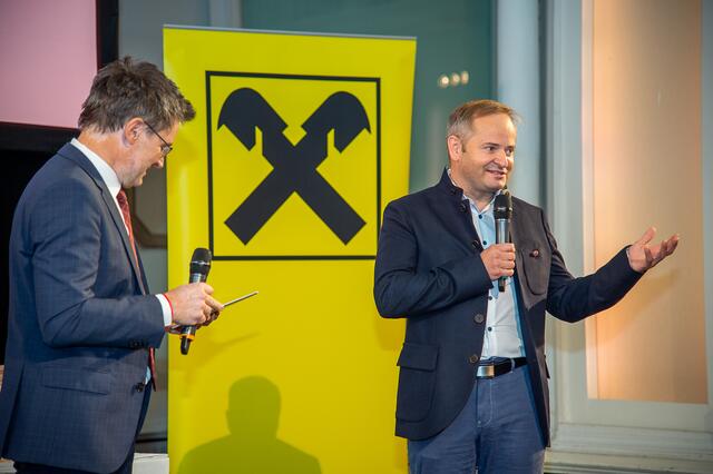 Johannes Derler (Raiffeisen Steiermark): "Wir wussten sofort, dass dieses Format, dieser Preis zu uns passt!" | Foto: Foto Jörgler