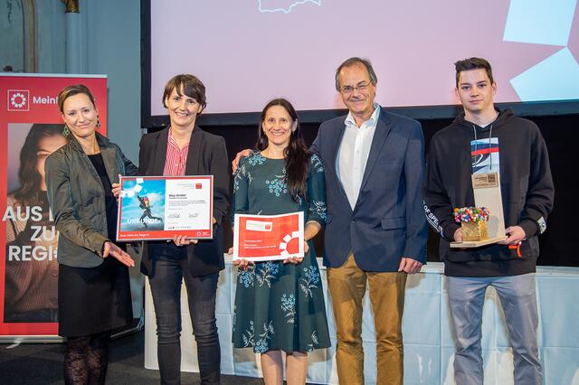 Die Preisträger der Sonderkategorie Innovation rund um Anton Glieder (2.v.r.) von Bisy GmbH | Foto: Foto Jörgler