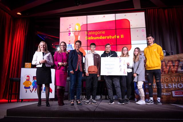 Schüler der 8b erreichten mit ihrer Lernapp den 4. Platz. | Foto: Philipp Hartberger