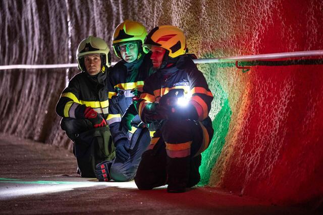 Am Übungstag für die Ausbilder der Tunnelgrundausbilder konnte die gelernte Theorie am Nachmittag gleich in die Praxis umgesetzt werden.