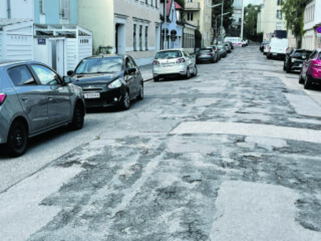 Die Anrainer bestimmen mit, ob bei der Neugestaltung der Eglseegasse mehr Bäume oder mehr Parkplätze kommen werden.