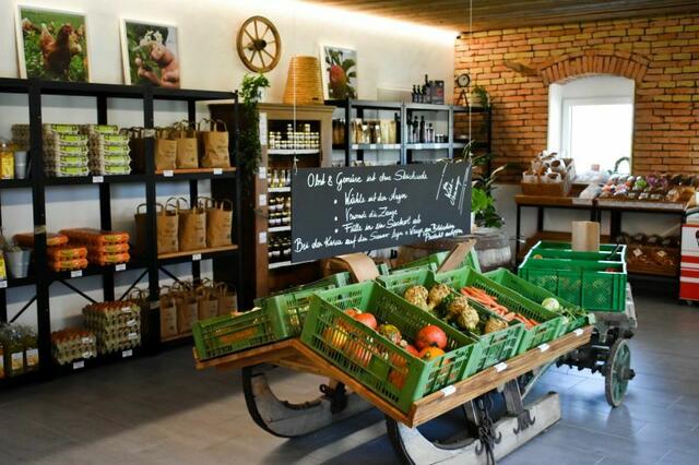 Regionale, saisonale und frische Produkte von heimischen Bauern findet man bei Fabian's Hofladen in Wolfern.