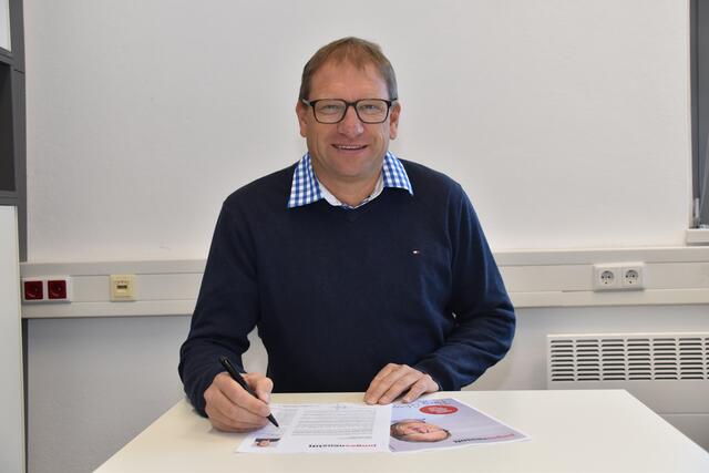 Will Vollzeit-Bürgermeister in Neustift werden: Franz Gleirscher