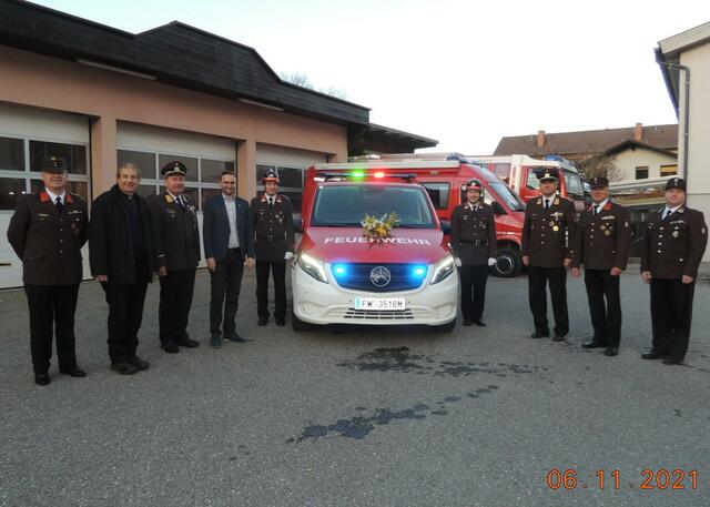 Nach rund zweijähriger Planung und Bauzeit konnte das neue MTF-A der Feuerwehr Wartberg nun in den Dienst gestellt werden. | Foto: BFVMZ/FF Wartberg