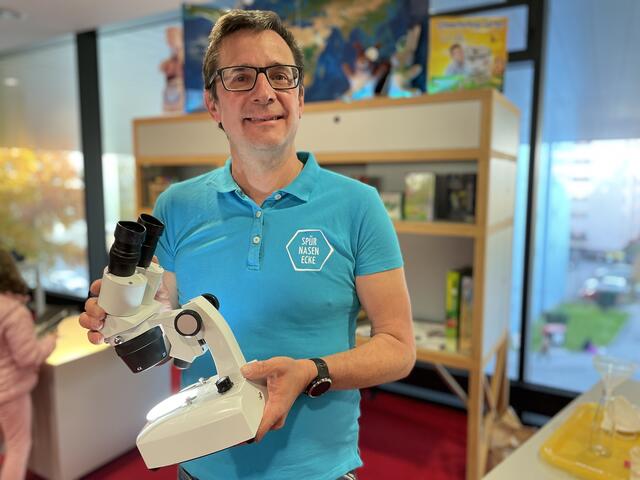 Peter Eder sieht die Spürnasenecke als Herzensprojekt.