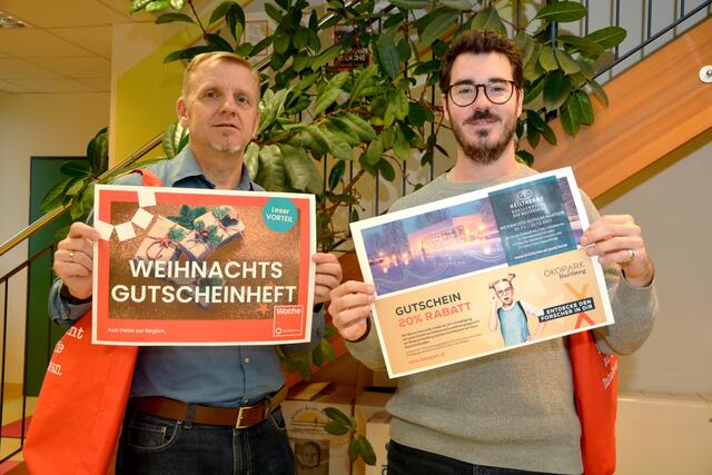Gleich reinschauen in die neue Ausgabe der Woche (17./18. November) - Gutscheinheft finden und durch die Region shoppen!