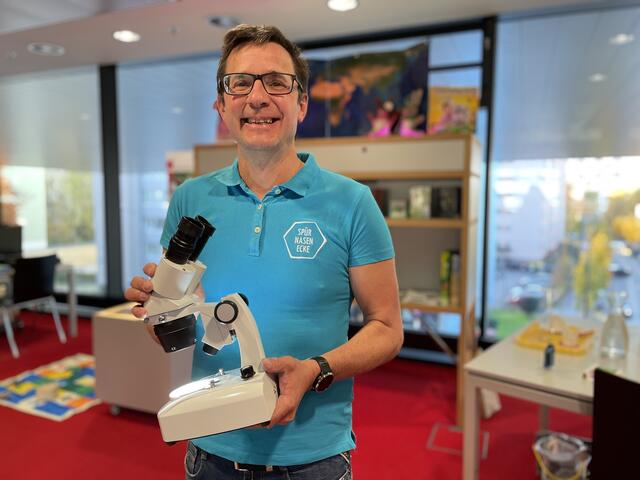 Peter Eder sieht die Spürnasenecke als Herzensprojekt.