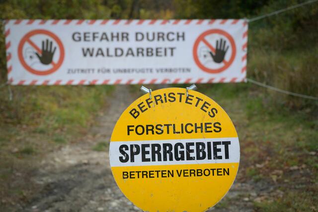 Betretungsverbot im Forstlichen Sperrgebiet | Foto: ÖBf-Archiv/F. Helmrich