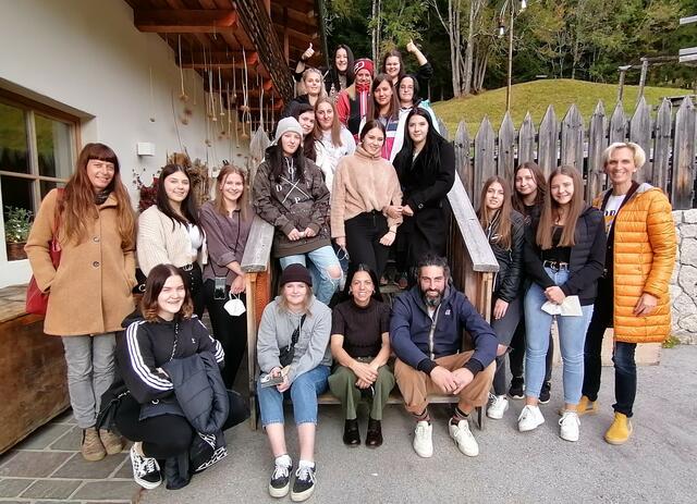 Betriebsbesichtigung bei El Brite de Larieto in Cortina. | Foto: Daniela Einhauer