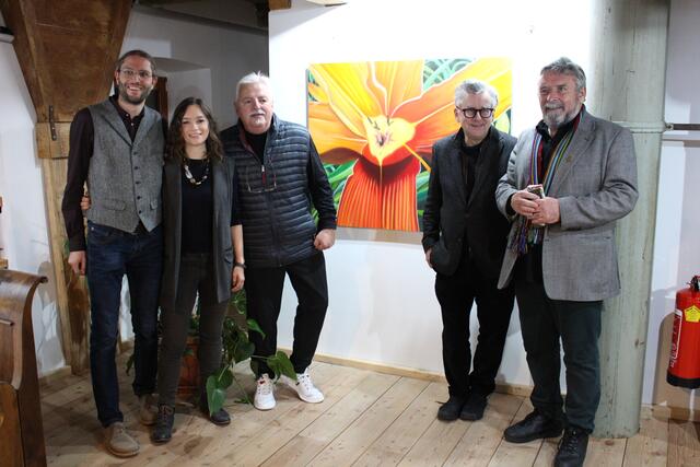 v.li: Michael Domian, Maeve Doyle, Karl Klucsarits, Johannes Silberschneider und Desmond Doyle.