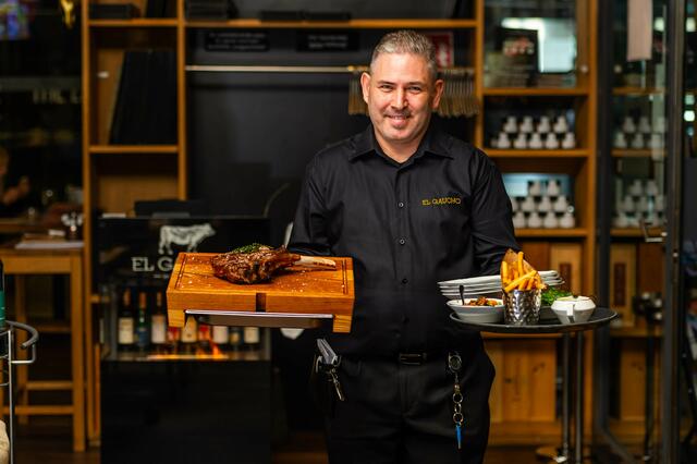 Das Gericht rund ums Steak stellen sich Gäste selbst zusammen. | Foto: El Gaucho