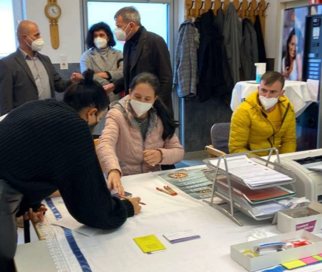 In den Gemeinderäumlichkeiten der Alvetitischen Glaubensgemeinde wurde daher ein unbürokratische Impfangebot zur Verfügung gestellt. | Foto: AGI