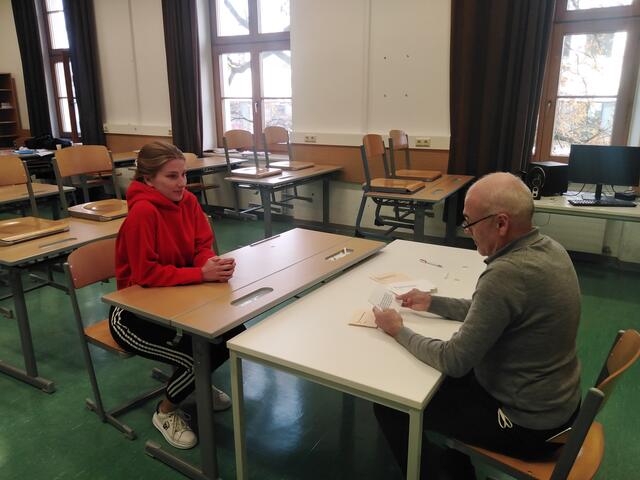 Die Prüfung hat der Präsident des Landesverbandes OÖ persönlich abgenommen. | Foto: Borg Linz