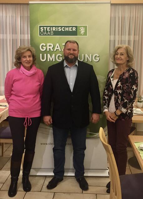 Neuwahl: Der neue ÖAAB Obmann Johannes Freitag (m.) | Foto: ÖAAB Gössendorf 