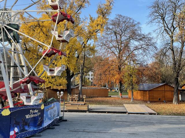 Die Linzer Weihnachtsmärkte im Volksgarten und am Hauptplatz bleiben bis mindestens 6. Dezember geschlossen. | Foto: BRS/Diabl