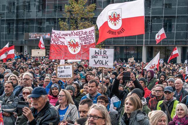 Die FPÖ kündigte für kommenden Samstag eine Demonstration gegen die Corona-Maßnahmen an. Kickl kann nun selbst nicht daran teilnehmen.