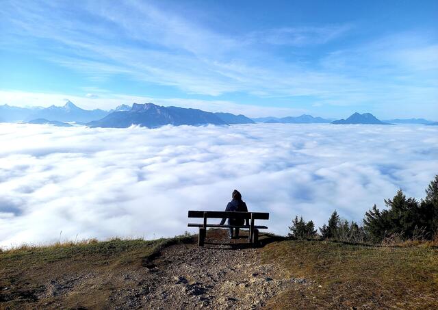 Um dem Nebel zu entkommen, muss man diese Woche hoch hinaus.
