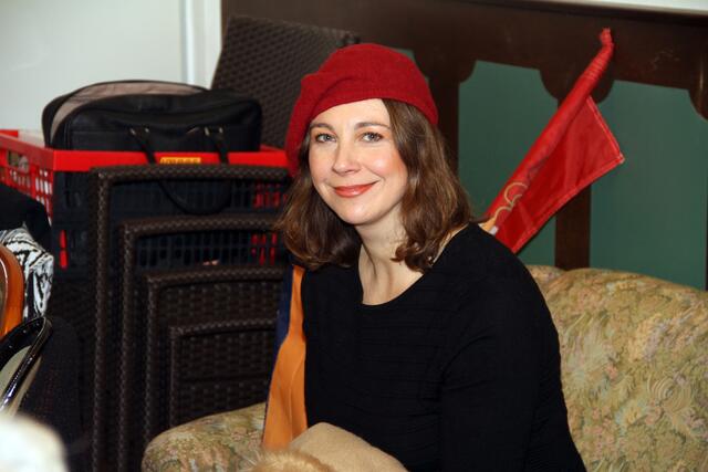 Erna Schöfmann spielte eine "Französin de L'amour". | Foto: Friedrich Doppelmair