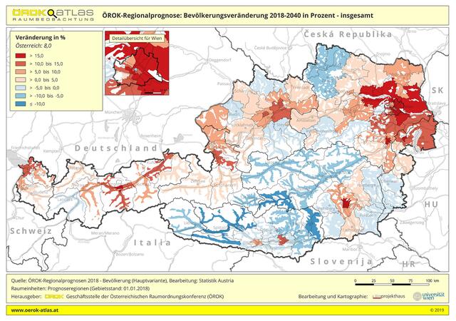 Ein Blick auf die Grafik der demographischen Entwicklung Österreichs macht nachdenklich; unsere Region ist negativ betroffen. | Foto: Örok-Atlas