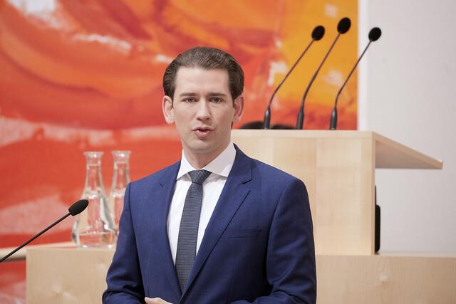 Derzeit wird gegen Altkanzler Sebastian Kurz (ÖVP) und sein Umfeld wegen des Verdachts der Untreue ermittelt. | Foto: © Parlamentsdirektion / Thomas Topf