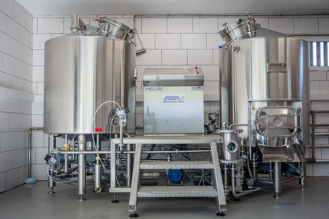 In der eigenen Anlage sollen bereits im nächsten Jahr 50.000 Liter Bier gebraut werden.