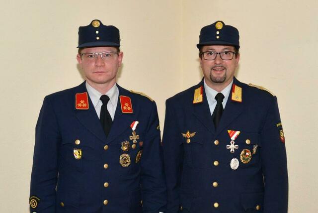 Abschnitt Oberes Gurktal: Riebert Zwatz (l.) und Werner Puggl