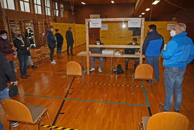 Bei Bedarf wären mehrere Gemeinden bereit, die von ihnen betriebenen Corona-Teststraßen (im Bild Olbendorf) wieder einzurichten. | Foto: Landesmedienservice