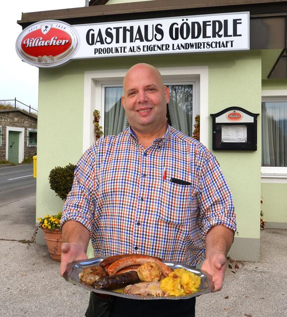 Reinhold Göderle setzt nun wieder auf den Abholservice "Gö to go".