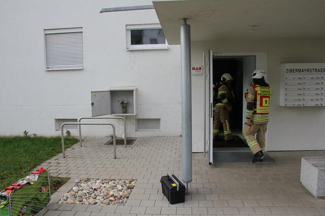 Der Brand konnte rasch gelöscht werden. | Foto: Berufsfeuerwehr Linz