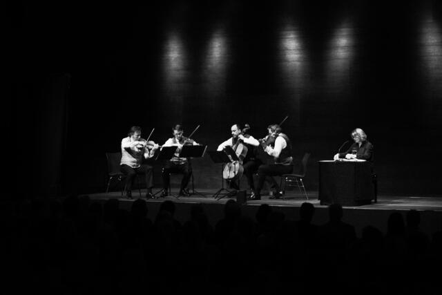 Senta Berger begleitet vom Klenze Quartett | Foto: Florian Egger