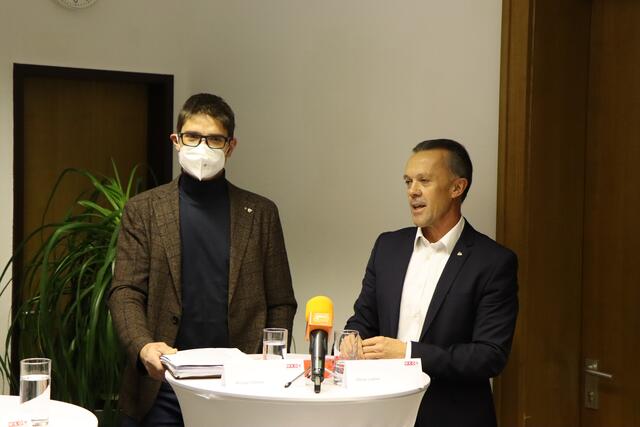 WK-Bezirksobmann Michael Gitterle (li.) und Bezirksstellenleiter Otmar Ladner.