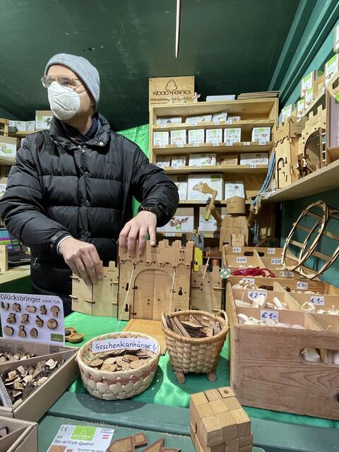 Hannes Meinhart von "Wood Heroes" freut sich auf ein baldiges Wiedersehen in Hellbrunn.